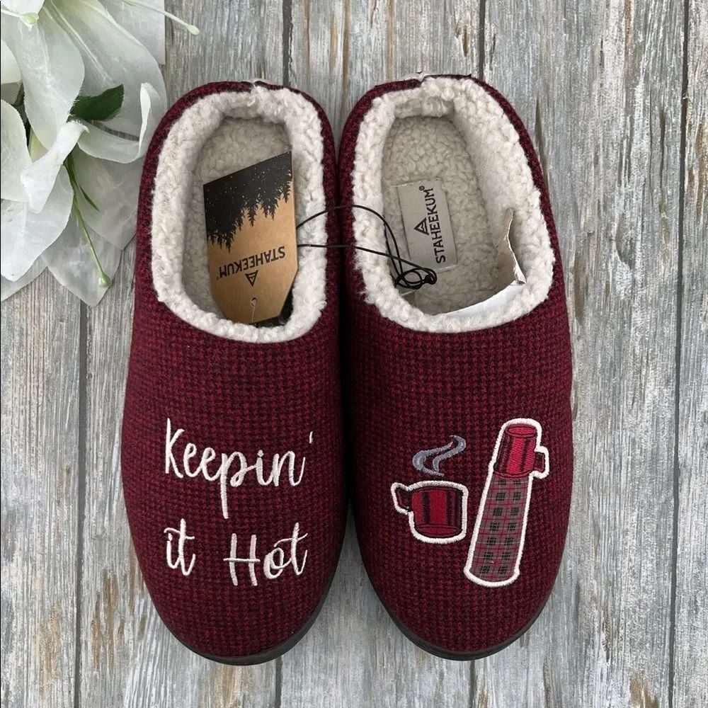 Women’s Staheekum Cozy Indoor Outdoor Slippers Shoes Size 6